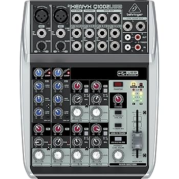 Behringer XENYX QX1002USB オーディオインターフェース Amazon.com: Behringer XENYX QX1002USB Premium 10-Input 2-Bus